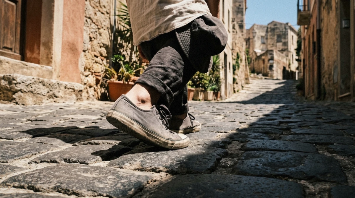 Closed-toe walking shoes and a light jacket laid out beside a day pack, the recommended gear for a sardinia walking tour